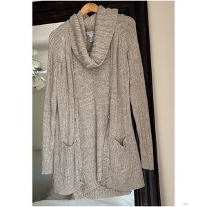 Soft Surroundings Two Piece Cowl Neck Tank Cardigan Set NEW